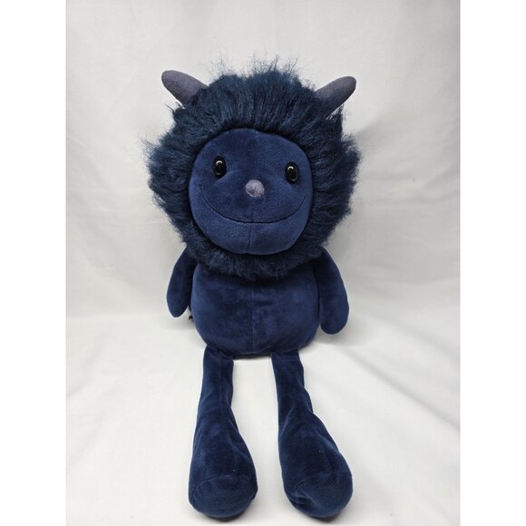 Jellycat Other - Jellycat London Luda Monster Plush Stuffed Animal Navy Blue 17” Retired *READ*